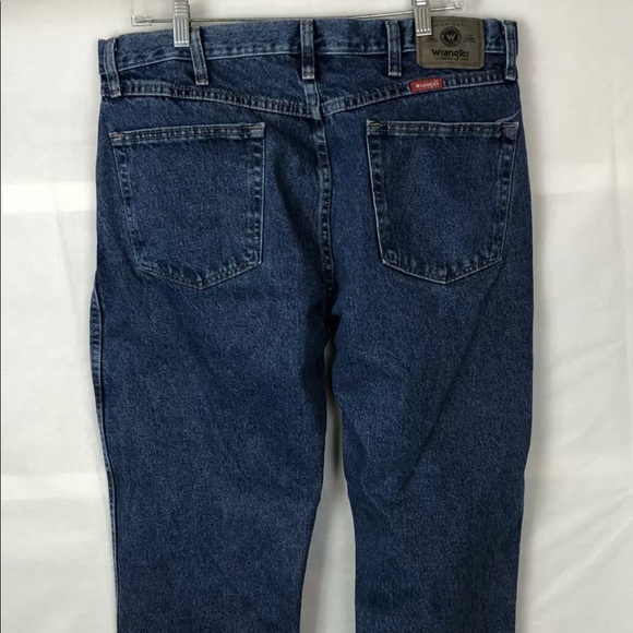 Wrangler Men’s Blue Jeans Regular Fit Size 36x29 - Picture 3 of 9